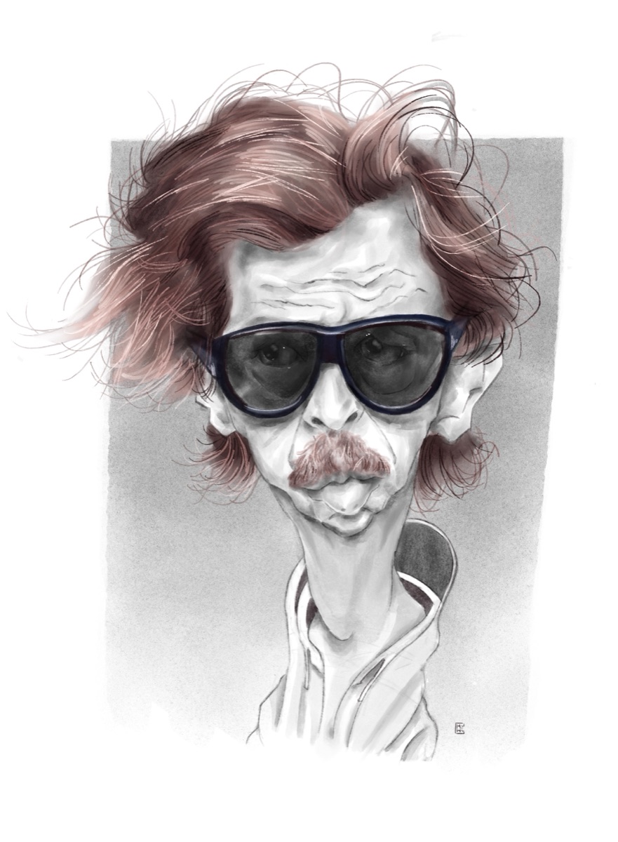 Caricature de chanteur