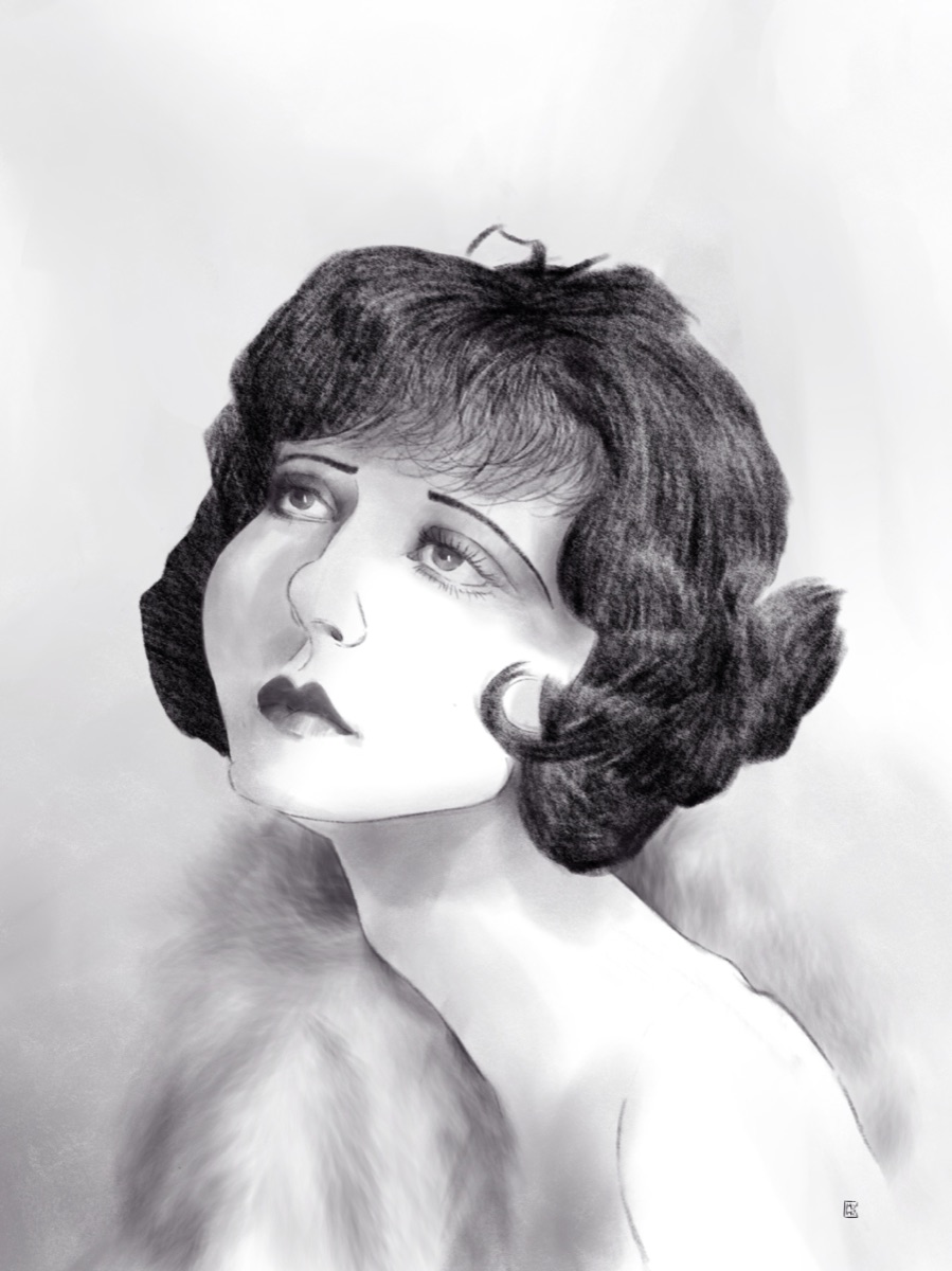 La vamp des années folles, caricature inspirée du cinéma