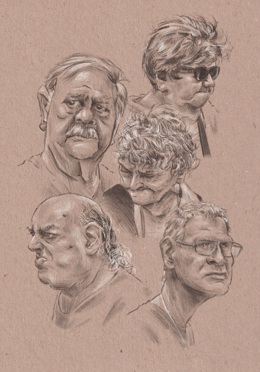 Croquis au crayon